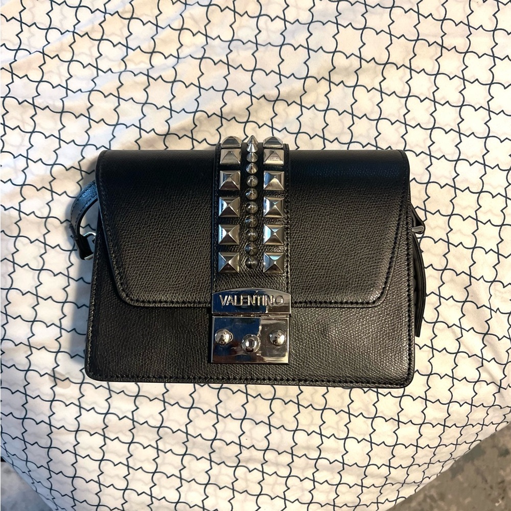 Valentino Black Rockstud Crossbody